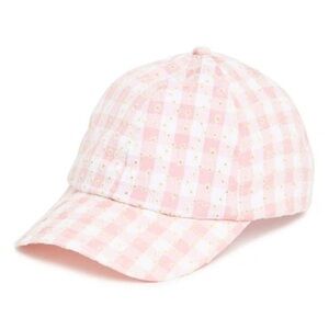 NORDSTROM RACK
Gingham Baseball Cap In Pink Combo